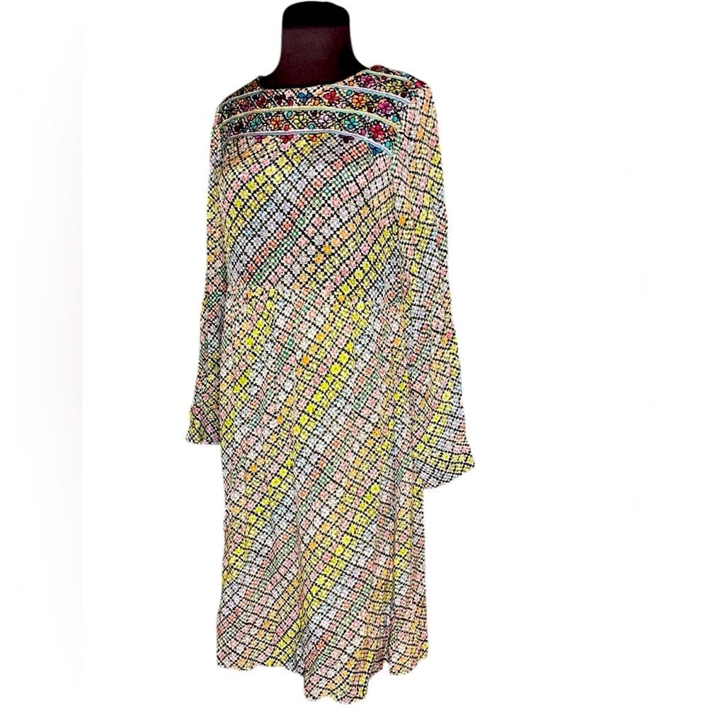 Label Ritukumar Embroidered Long Tunic Dress 2 Boho Indian Ethnic Resortwear